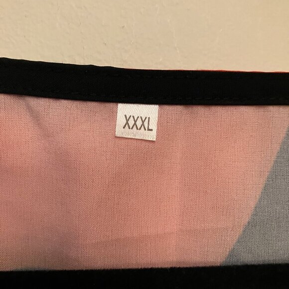 Polynesian Style Maxi Dress Plus Sized - Picture 5 of 5